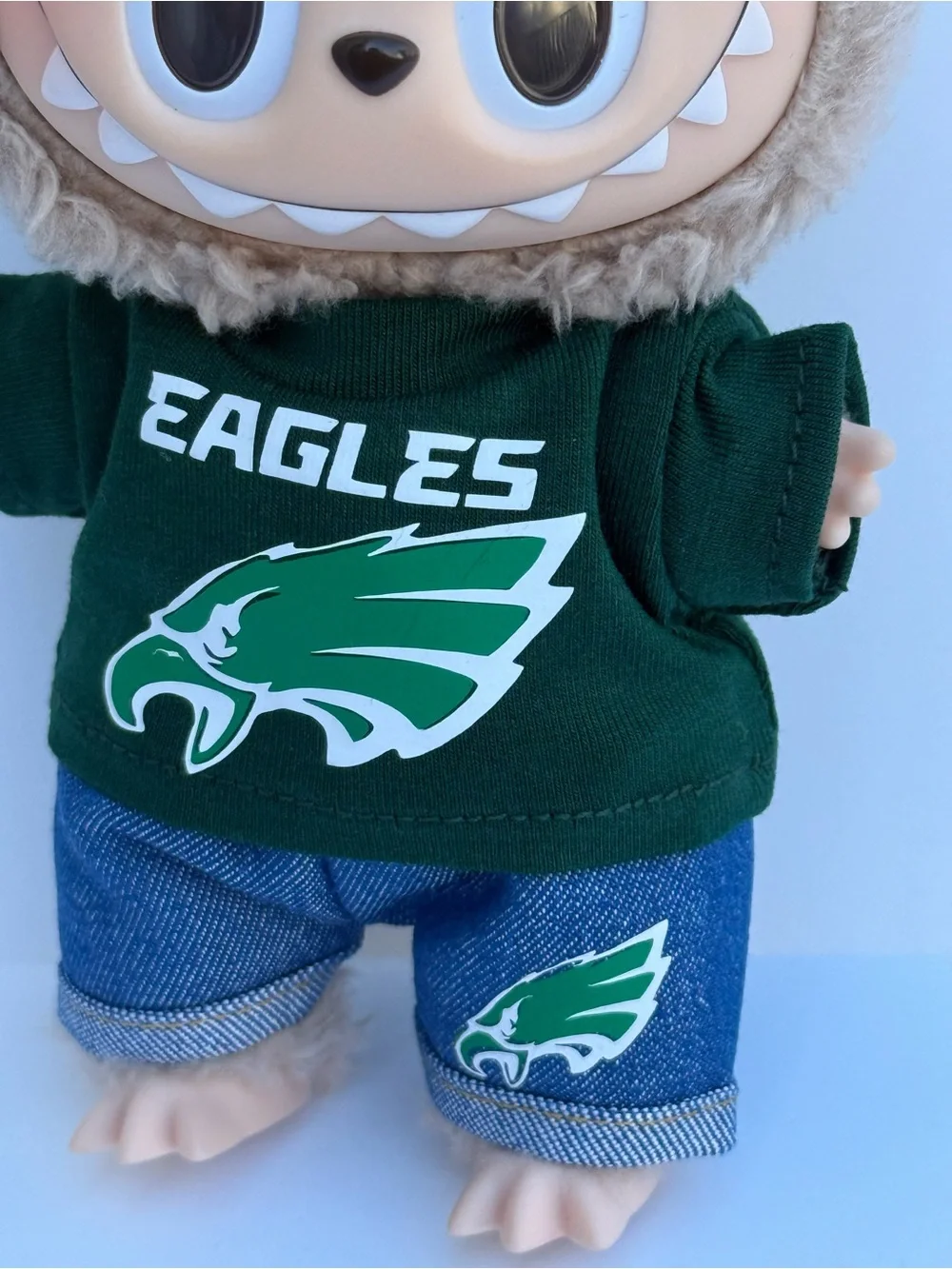 Eagles Labubu 2pc outfit Philadelphia